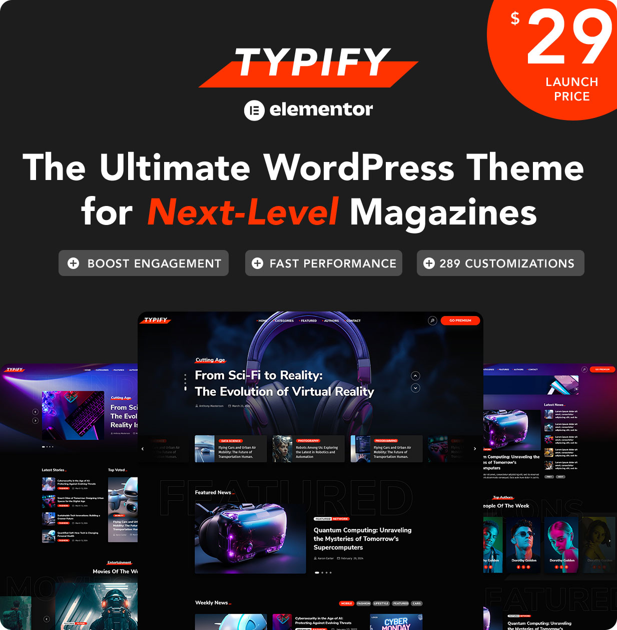 Typify - Newspaper & Magazine WordPress Theme - 1
