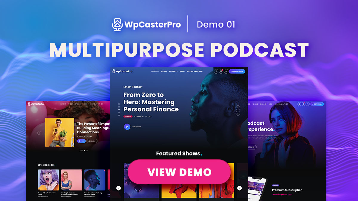 WpCasterPro - Podcast WordPress Theme - 3