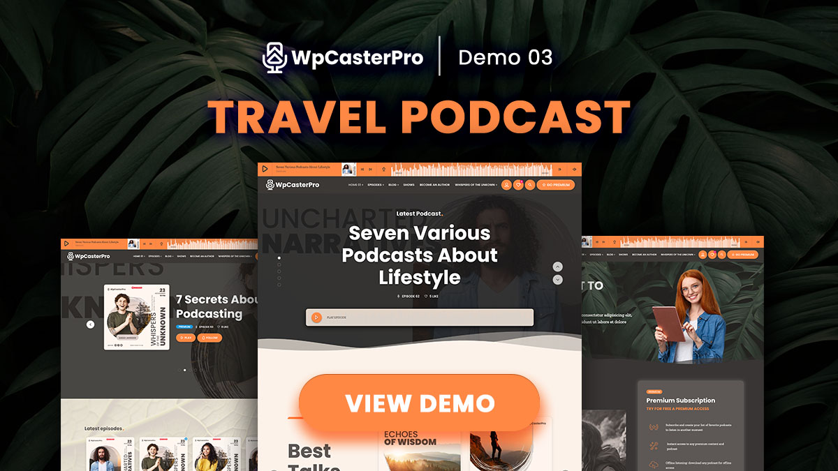 WpCasterPro - Podcast WordPress Theme - 5